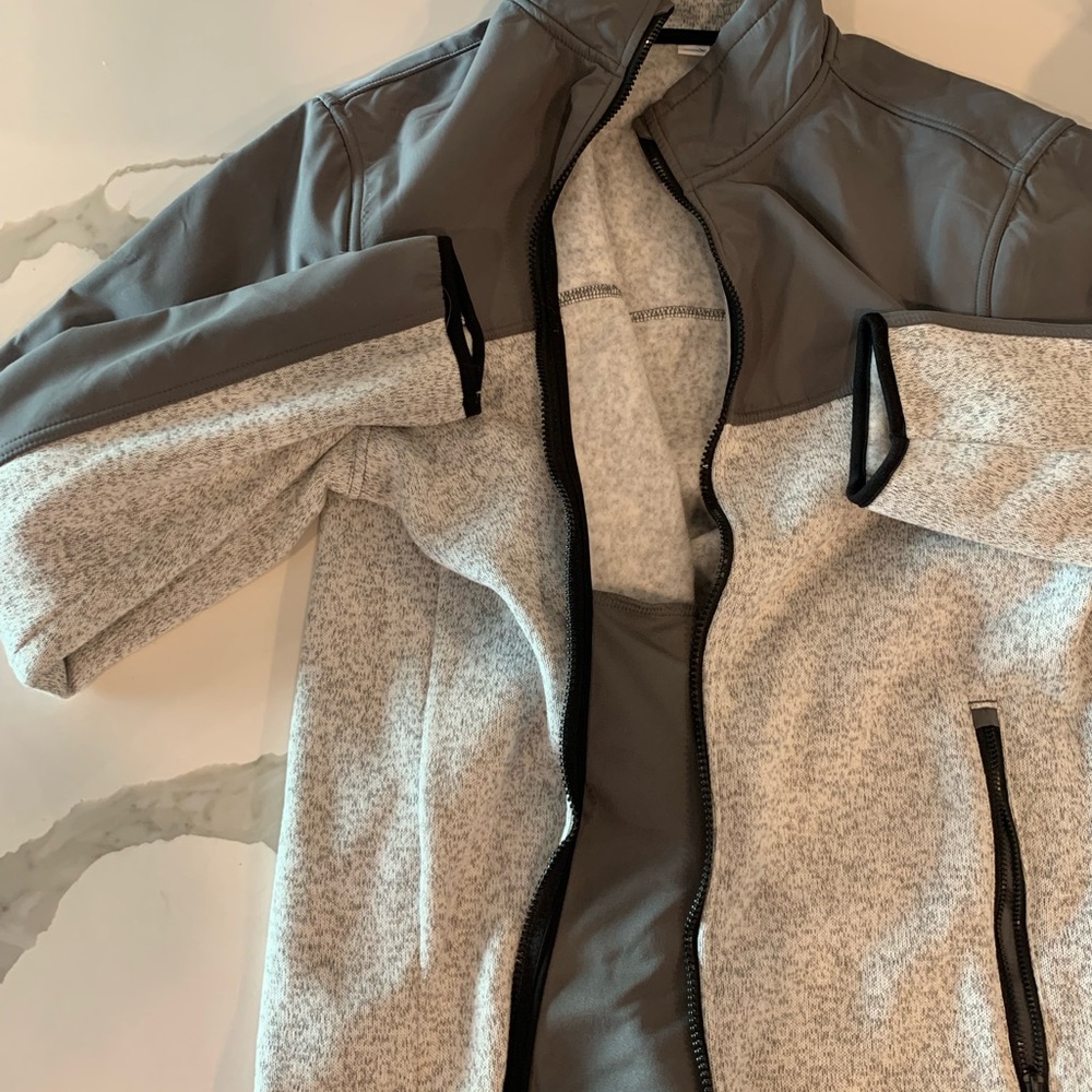 Fuzzy Grey Jacket